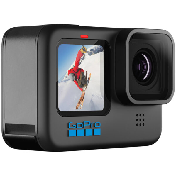 GoPro HERO 10 Black najveće promene u odnosu na prethodni model doživeo je iznutra. Ova kamera pruža visokokvalitetne 5.3K60 video zapise i fotografije od 23MP, uz niz novih funkcija i karakteristika.