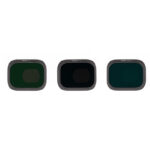 DJI Mini 3 Pro ND Filters Set ND16/64/256 omogućava Vam da kontrolišete brzinu zatvarača i slikate duge ekspozicije. Svaki od tri uključena ND filtera pomaže da se smanji količina svetlosti koja pada na senzor kamere.