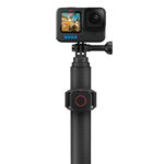 GoPro Extension Pole + Waterproof Shutter Remote je kompatibilan sa kamerama GoPro HERO 12, 11, 10 i 9 i pruža nove perspektive u vašim snimcima.