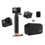 GoPro Hero 13 Black Accessory Bundle je najnovija GoPro kamera koja ima mogućnost snimanja 5.3K60FPS videa i fotografija od 27MP. Accessory Bundle je paket u kojem dobijate još jednu doatnu bateriju, plutajuću dršku - The Handler, SanDisk Extreme 64GB memorijsku karticu i tvrdu torbicu za nošenje.