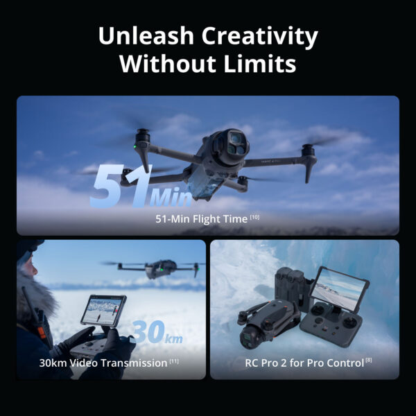 DJI Mavic 4 Pro Creator Combo 51 minut leta