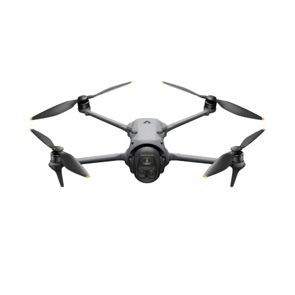 DJI Mavic 4 Pro dron – pogled s prednje strane sa preklopljenim propelerima